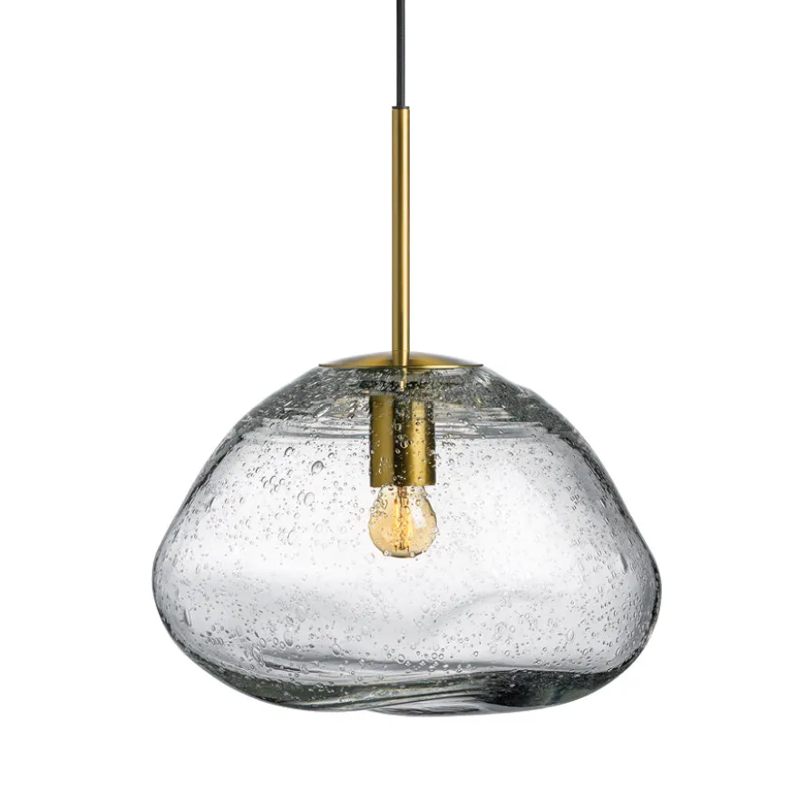 CRYSTAL STONE PENDELLAMPE KLAR SODA