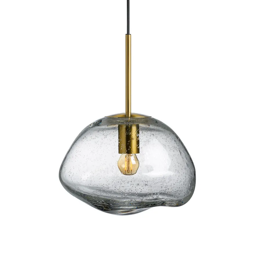 CRYSTAL STONE PENDELLAMPE KLAR SODA