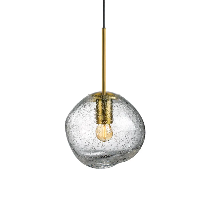 CRYSTAL STONE PENDELLAMPE KLAR SODA