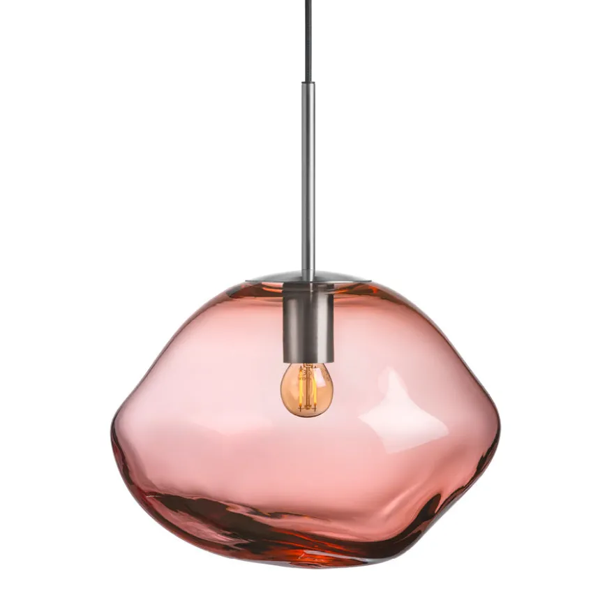 CRYSTAL STONE PENDELLAMPE MORGENRØD