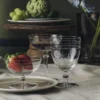 ELIZABETH DESSERTSKÅL MED STETT BLOMSTERSLIP 25CL 2PK