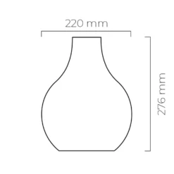 FORMA TAKLAMPE EMBLA SVART MATT