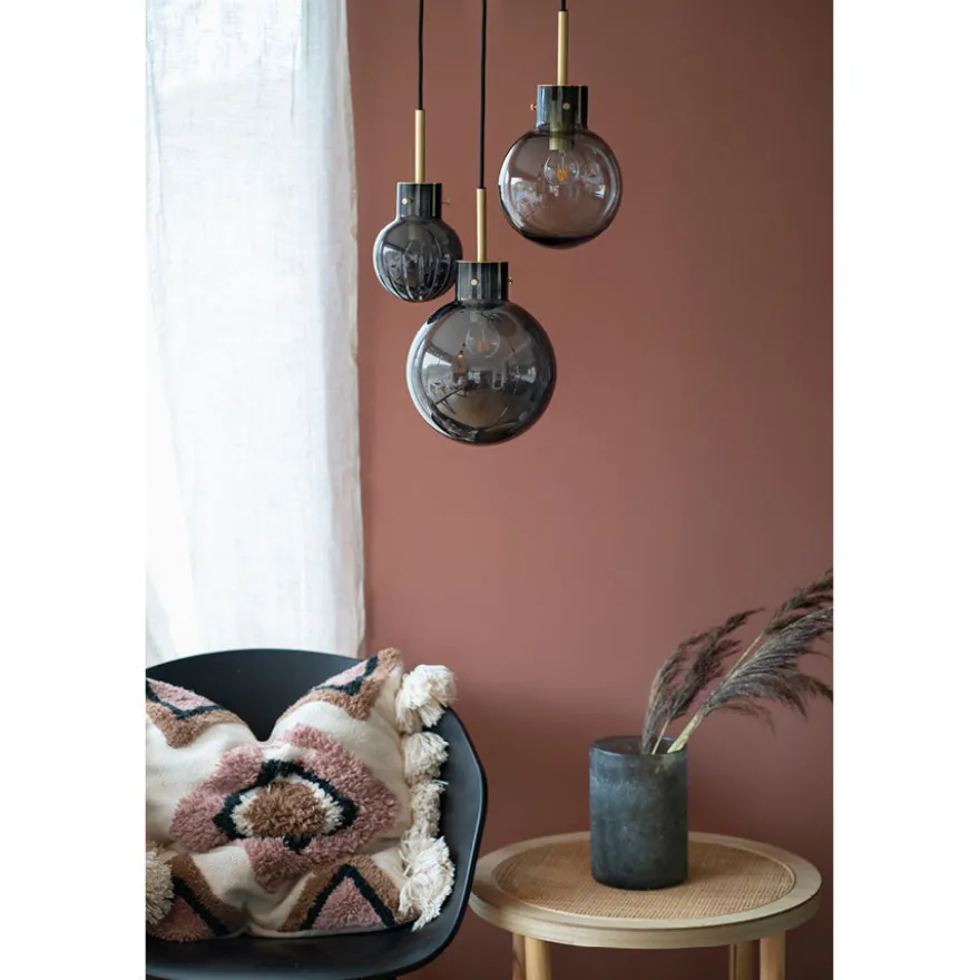 KRYSTALLKULE TAKLAMPE NATTHIMMEL 3 STK