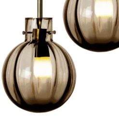 KRYSTALLKULE TAKLAMPE OPTIKK KAKAO 120MM