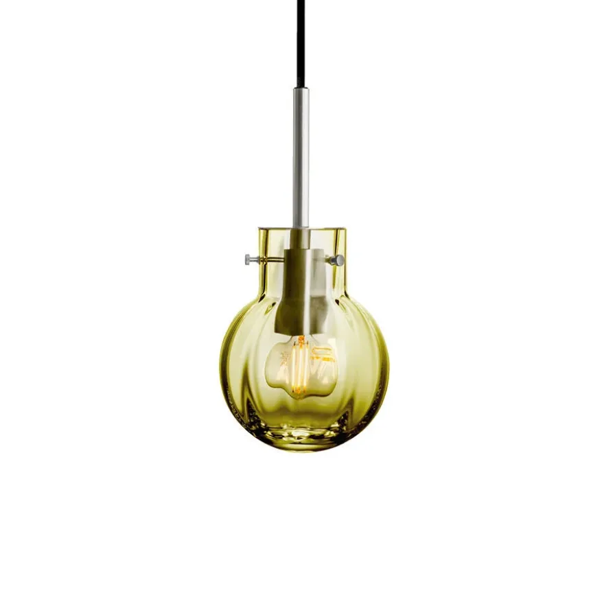 KRYSTALLKULE TAKLAMPE OPTIKK OLIVEN 120MM