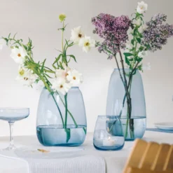 SICCORI VASE 26 CM HIMMELBLÅ