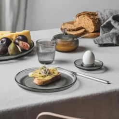 SIRI ASJETT 20,5 CM 4PK RØKGRÅ