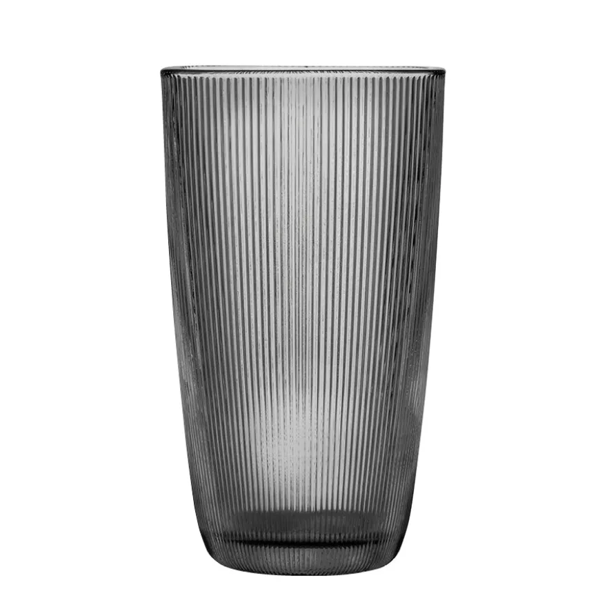 SIRI VASE 21 CM RØKGRÅ