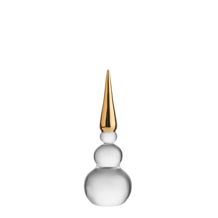 SNØMANN NISSE GULL 12,5 CM