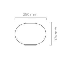 Taklampe 4169 Small Matt hvit